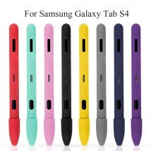 Pour Samsung Galaxy Tab S4 stylo coque en silicone souple Nib couverture support de manchon anti-poussière antidérapant couleur bonbon Nib couverture