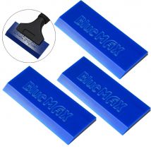 EHDIS 3 pièces BlueMax lame de rechange en caoutchouc pour grattoir poignée carbone vinyle Film emballage raclette fenêtre teinte verre eau pelle à neige