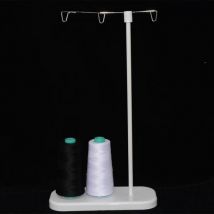 Organisateur de support de fil de Quilting de deux cônes pour des Machines à coudre de surjet