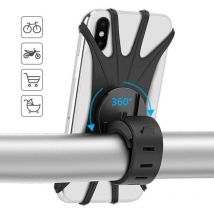Support de téléphone portable à montage rapide en silicone pour vélo, pour iPhone 8, Samsung S8, iPhone 7 P, iPhone SE, GPS