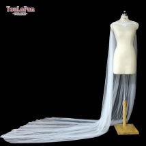 YouLaPan G29 longue mariée voile de mariage voiles pour robe de soirée femmes fille fête chapelle voile mariées accessoires Applique Cape