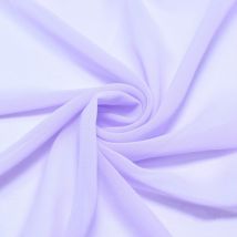 Tissu en mousseline de pêche au mètre, pour tissu de chemise pour robe, rose, rouge, jaune, Beige, vert, violet, noir, blanc et bleu