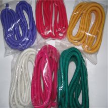 Corde de gymnastique artistique populaire corde de gymnastique rythmique corde de danse corde à sauter gymnastique artistique cinq multicolore 3 M
