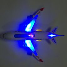 Avion électrique, jouet pour enfants, modèle sonore et léger, jouet pour garçons et filles, en plein air
