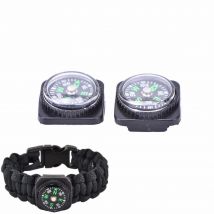 2 pièces boussole précise Portable mignon pour Bracelet paracorde Camping randonnée Navigation du nord