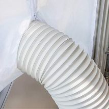 Joint de fenêtre de sas pour climatiseur Portable, joint de fenêtre de plaque d'étanchéité en tissu Flexible de 400 Cm avec fermeture éclair et adhésif rapide