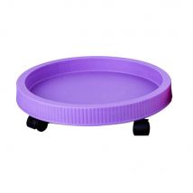 Plateau de Pot de fleur amovible plateau en plastique rond support de Pot de fleur robuste