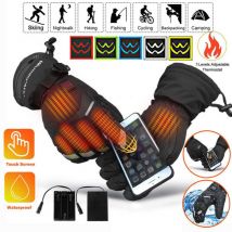 Nouveaux gants thermiques en plein air gants de cyclisme moto gants chauffants hiver écran tactile chauffe-plats électriques mitaines offre spéciale
