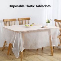 1 rouleau nappe jetable fête Banquet Table couverture nappe 180x18 0cm/200x200cm pour Tables rondes/carrées