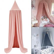 Rideau de lit en forme de canopée | Moustiquaire, pour enfants bébés princesse, literie, rideau de dôme, décoration de chambre, tente rose