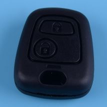 DWCX – coque de clé télécommande à 2 boutons, noire, accessoires pour Toyota Aygo 2005 – VA2 HU83