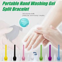 Distributeur de bracelet rechargeable de Gel de nettoyage de main 12-13ml capacité portable petit presse le savon XHC88