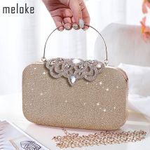 Meloke neue Pailletten Peeling Kupplung frauen Abend Taschen Bling Schild Kupplungen Gold Hochzeit Geldbörse Weibliche Handtasche MN2019