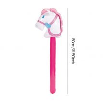 1pc enfants bâton chevaux monter sur des jouets pour animaux pour enfants en plein air équitation jeu jouet de cheval gonflable
