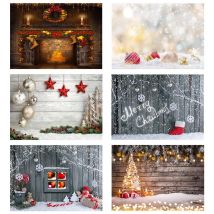 Noël photographique Art toile de fond mur Studio accessoire décor de famille décoration de noël Art photos pour salon mur