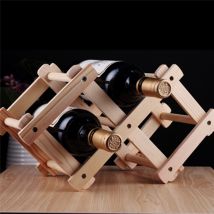 Klassieke Houten Rode Wijnrek 3 Fles Houder Mount Keuken Bar Display Plank Keuken Bar Accessoires
