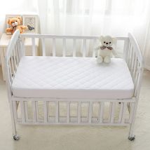 Polyester imperméable à l'eau bébé housse de matelas Anti-acariens matelassé matelas protecteur bébé Urine avec des couvertures de lit pour enfants en mousse de TPU
