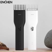 ENCHEN Boost-tondeuse à cheveux électrique pour hommes, rasoir sans fil et Rechargeable en céramique à deux vitesses