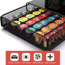 Tiroir à café 36 dosettes porte-Capsules support de rangement étagère à café pratique pour Nespresso organisateur de Capsules de café