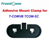 Pince à casque Bluetooth pour moto, support de Base adhésive, Clip de serrage pour casque, intercom BT pour TCOM-SC T-COMVB