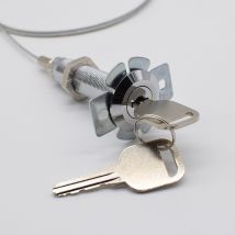 Verrouillage d'urgence pour porte de Garage | Serrure à noyau d'extraction, verrouillage à câble en acier pour porte de garage automatique