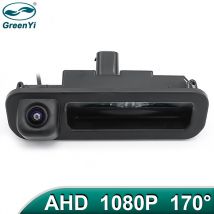 GreenYi 170 Grad 1920x1080P HD AHD Nachtsicht Fahrzeug Rückansicht Kamera Für Ford Fokus für Fokus 3 Auto