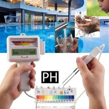 Testeur PH chlore mètre PH et CL2 2 en 1 testeur appareil de test de de l'eau CL2 mesure pour Aquarium de piscine