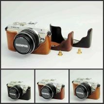 Sac en cuir pour appareil photo Olympus Pen Lite E-PL7 E-PL8 EPL7 EPL8 étui pour appareil photo