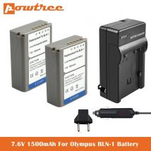 Batterie et chargeur BLN-1 pour Olympus BLN-1, BCN-1 et Olympus OM-D E-M1, Olympus Pen F, OM-D E-M5, stylo E-P5, OM-D E-M5