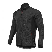 Veste de cyclisme pour hommes, coupe-vent réfléchissante à manches longues, Softshell