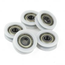 Roue de porte coulissante en U, rainure en U, 8x30x10mm, joint POM avec 608zz, 1 pièce