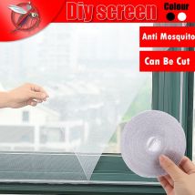 Malla de mosquitera para mosquitera con bandas autoadhéivas, accesorios para junta de banda