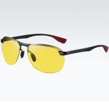 Lunettes de soleil polarisées en aluminium magnésium | Lentille photochromique de jour et de nuit, lunettes de conduite Anti-éblouissement, pilote de lunettes de soleil S180
