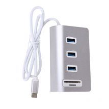 Lecteur de carte type-c d'extension de moyeu pour ordinateur portable pour MacBOOK Pro