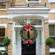 Guirlande de noël décorations de porte avant guirlande hiver suspendus ornements noël suspendus pour la décoration de la maison #3