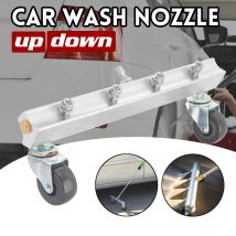Buse de lavage de voiture multifonction haut/bas Machine à laver 1/4 insertion rapide laveuse à pression balai d'eau laveuse électrique avec 4 buse