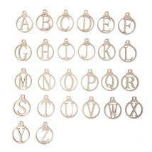 Étiquettes Alphabet en bois 26 pièces | Étiquette de noël, pour faveurs de mariage