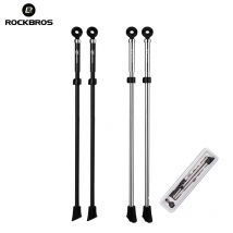 ROCKBROS – béquille de vélo vtt, supports de stationnement en carbone réglables, antidérapants, Support de pied, accessoires de vélo