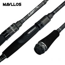 Mavllos-canne à pêche en fibre de carbone, poids 8-25g, dureté, 1.98m, longueur à Contraction de 54cm, Action rapide, eau salée