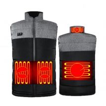 Double contrôle USB électrique gilet chauffant vêtements auto-chauffants vêtements chauds en plein air chauffé pour l'équitation ski pêche hiver