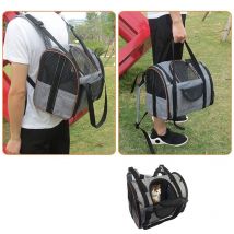 -chat sac à dos transporteurs Transparent chien sac à dos animal chat transporteur ventilé compagnie aérienne approuvé voyage sacs à dos pour animaux de compagnie pour chats chien