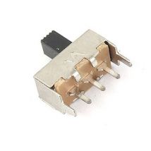 100x5mm Höer Regler 3 Stift 2 Position 1P2T SPDT Vertikalen Schiebeschalter 0.1A 12 V DC SS12F44-G5