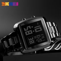 SKMEI horloge hommes montres en or montre de sport compte à rebours LED affichage numérique montre hommes poignet Relogio Masculino Saati