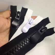 Fermeture éclair à bout fermé fermeture éclair en résine pour vestes et manteaux, sac de poche, chaussures, bricolage artisanale, accessoires vestimentaires, 2 pièces, 20cm, 8 #/15 #