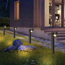 9W extérieur Led jardin porche pelouse lampe en aluminium support étanche rotatif paysage lumière couloir chemin clôture luminaire