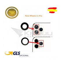 Garniture lentille en verre caméra arrière pour iPhone 11 Pro / 11 Pro Max