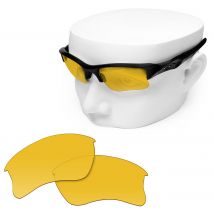 OOWLIT-lentilles de rechange de couleur jaune HD | Pour-Oakley Flak, lunettes de soleil XLJ