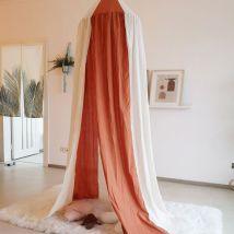 Bébé lit rideau enfants chambre berceau filet coton accroché dôme -né lit tente P31B