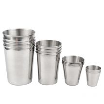 1Stck 30/70/180/320ML Edelstahl Tassen Wein Bahre Kaffee Tasse Whiskey Milch Becher draussen Reise Camping Tasse Milch Becher Hause