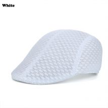 Béret de Golf pour hommes et femmes, casquette plate de Style britannique, casquette d&#39;été en maille respirante, voyage, sport